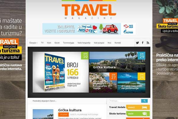 travelmagazine.rs site used Nexus-travel