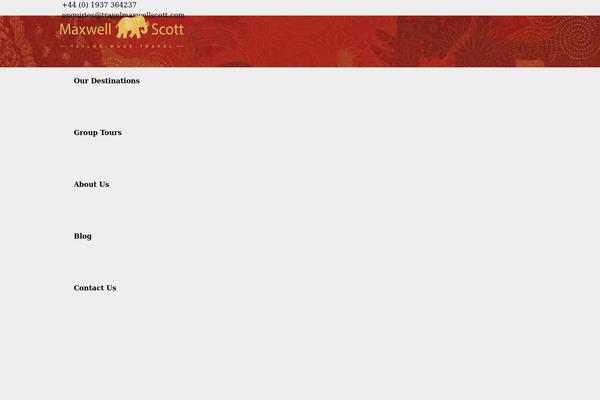Impreza theme site design template sample
