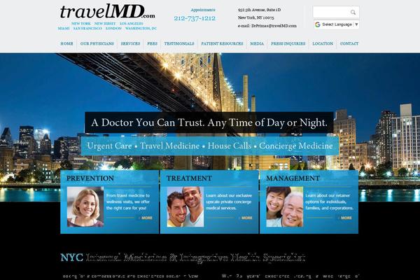 Medcaline theme site design template sample