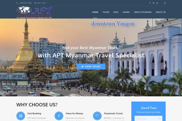 WordPress website example screenshot