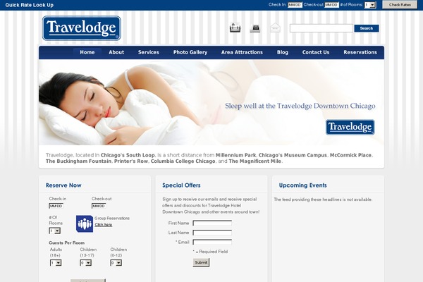 travelodgechicago.com site used Universal-business