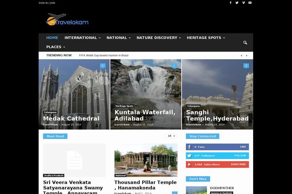 WordPress website example screenshot