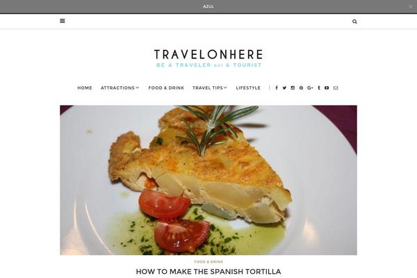 WordPress website example screenshot