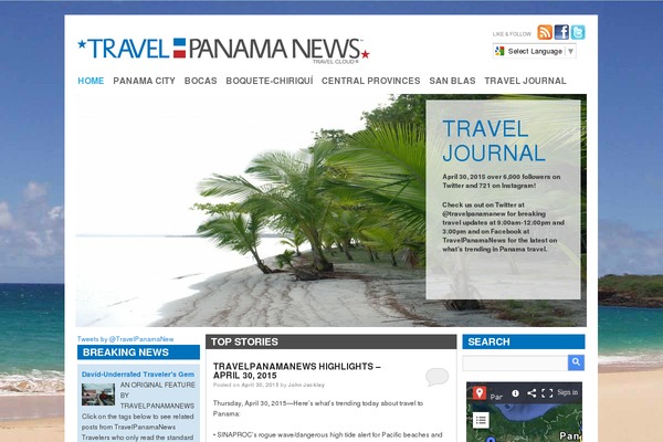 travelpanamanews.com site used Brochure