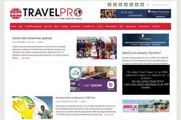 travelpro.nl site used Hello-buro-staal
