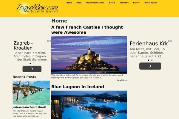 Ultimatum theme site design template sample