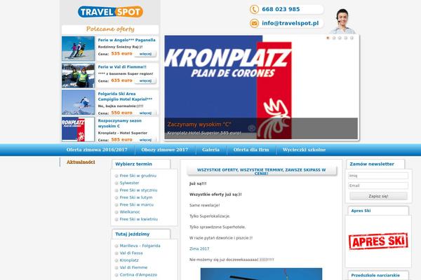 travelspot.pl site used Travelspot
