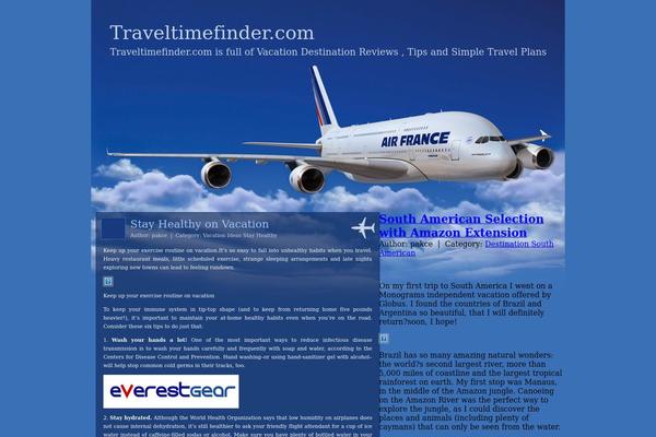 traveltimefinder.com site used Airplane