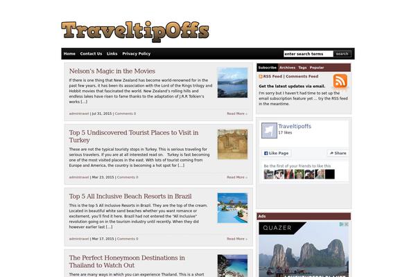 traveltipoffs.com site used Wp Smooth