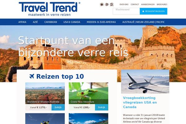 traveltrend.nl site used Traveltrend