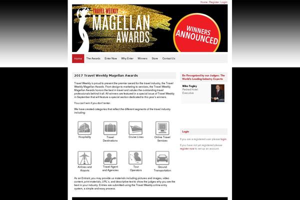 Magellan theme site design template sample