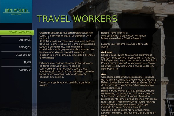 travelworkers.com.br site used Travelworkers2.0