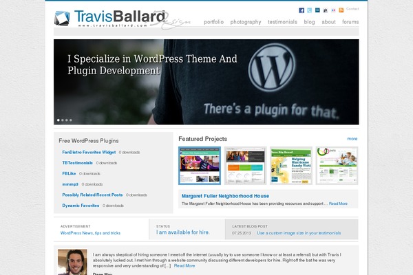 travisballard.com site used Tbd