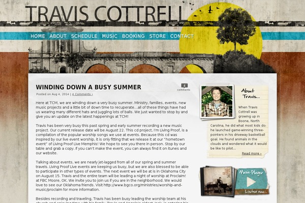 traviscottrell.com site used Tcottrell2010