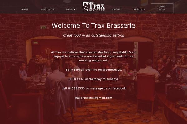 traxbrasserie.ie site used Trax-theme