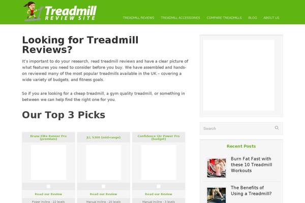 treadmillreviewsite.co.uk site used Rise