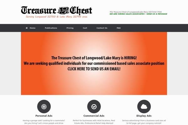 Vantage theme site design template sample