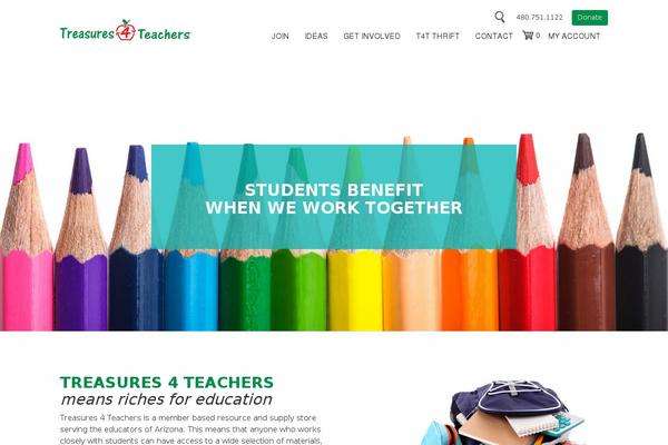 treasures4teachers.org site used T4t-bootstrap