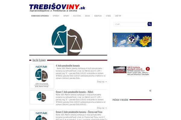trebisoviny.sk site used Trebisoviny