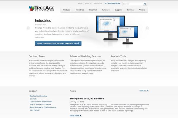 WordPress website example screenshot