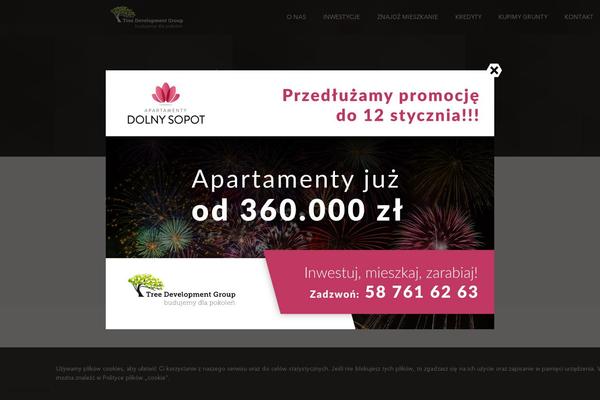 WordPress website example screenshot
