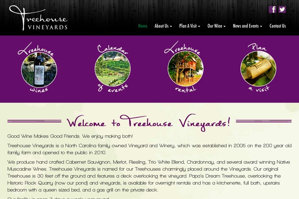 treehousevineyards.net site used Treehouse-theme