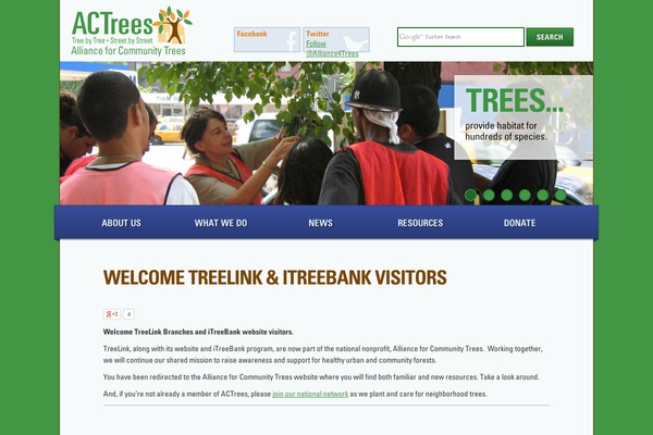 treelink.org site used Actrees_bones