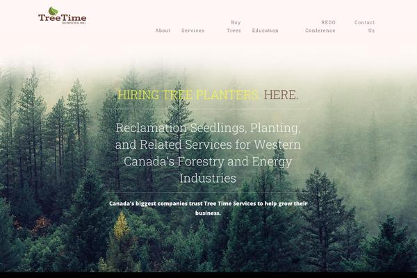 treetimeservices.ca site used Treetimeservices