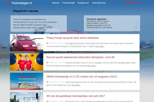 treinreiziger.nl site used Treinreiziger