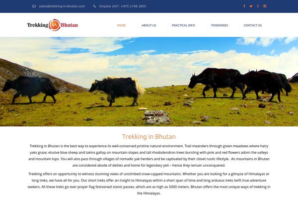trekking-in-bhutan.com site used Trek