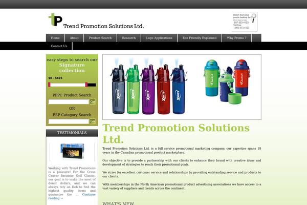 trendpromotions.ca site used Trendpromotions