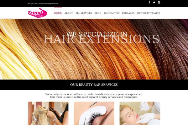 Avada theme site design template sample