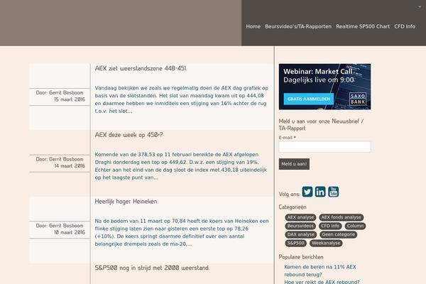 WordPress website example screenshot