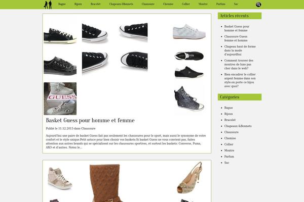 WordPress website example screenshot