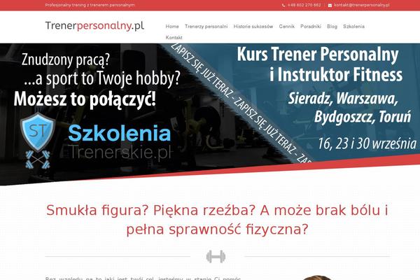 trenerpersonalny.pl site used Trener-osobisty
