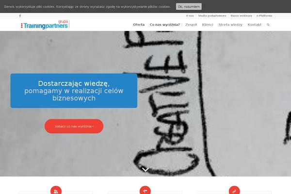 Enfold theme site design template sample