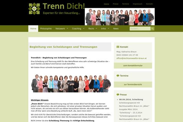 trenndich.at site used Trenndich