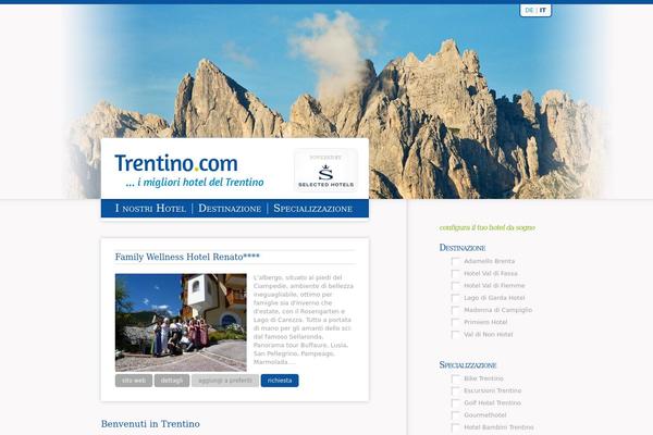 trentino.com site used Goodfeeling