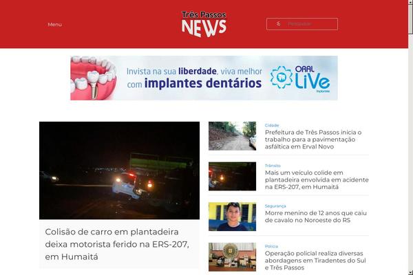 trespassosnews.com.br site used Wppadrao