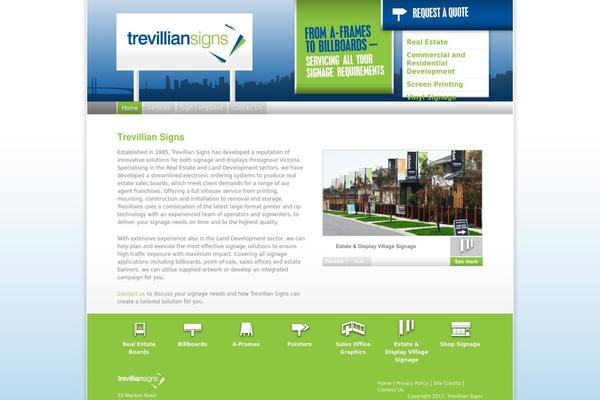 trevilliansigns.com.au site used Customtrevillian