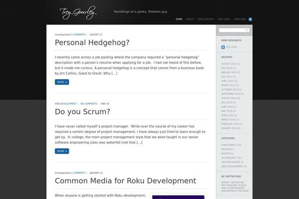 treygourley.com site used Sharp_blue