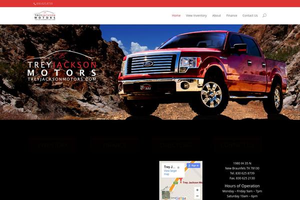 Divi theme site design template sample