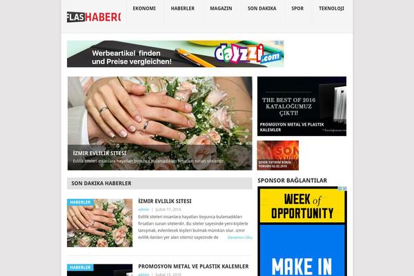 WordPress website example screenshot