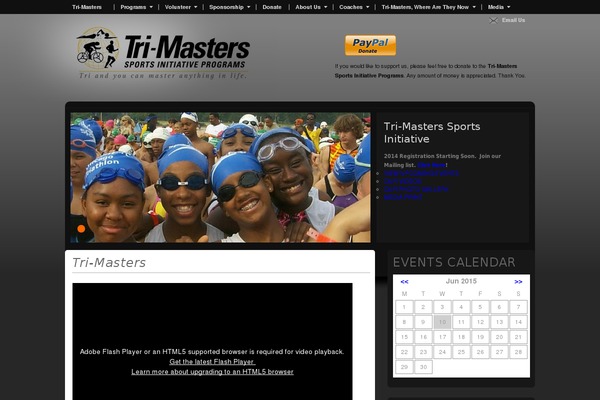 tri-masters.org site used Trimaster