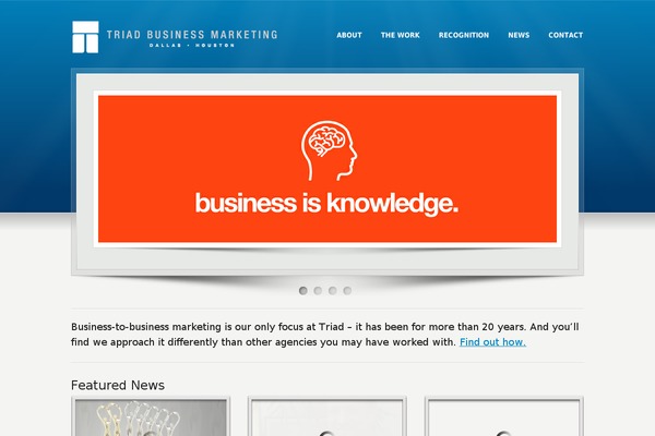 WordPress website example screenshot