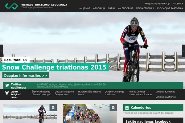 triathlon.lt site used Triatlonas
