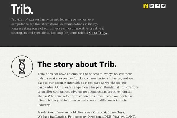 trib.se site used Trib