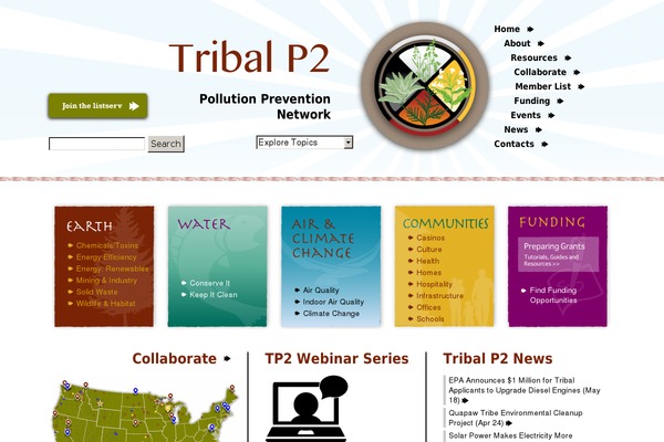 tribalp2.org site used Tribalp2