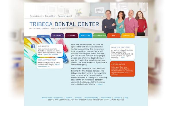 tribecadentalcenter.com site used Tribeca-dental