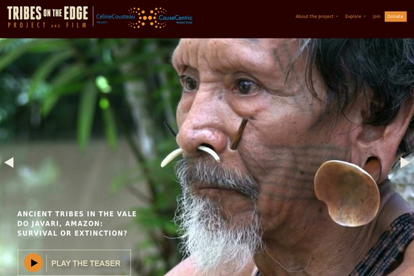 tribesontheedge.com site used Salient